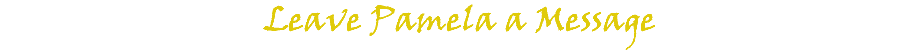 Leave Pamela a Message